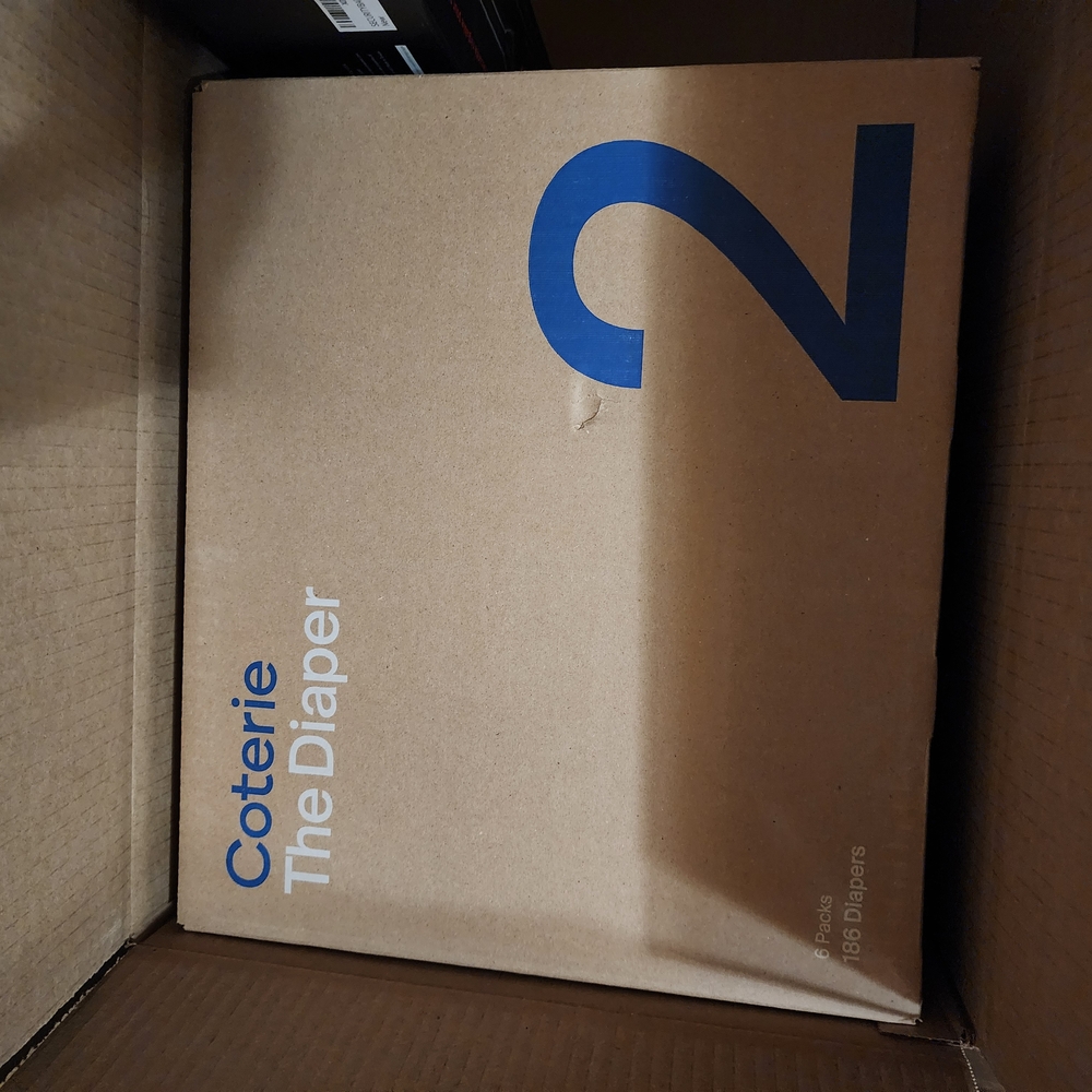 Blue Diaper Box